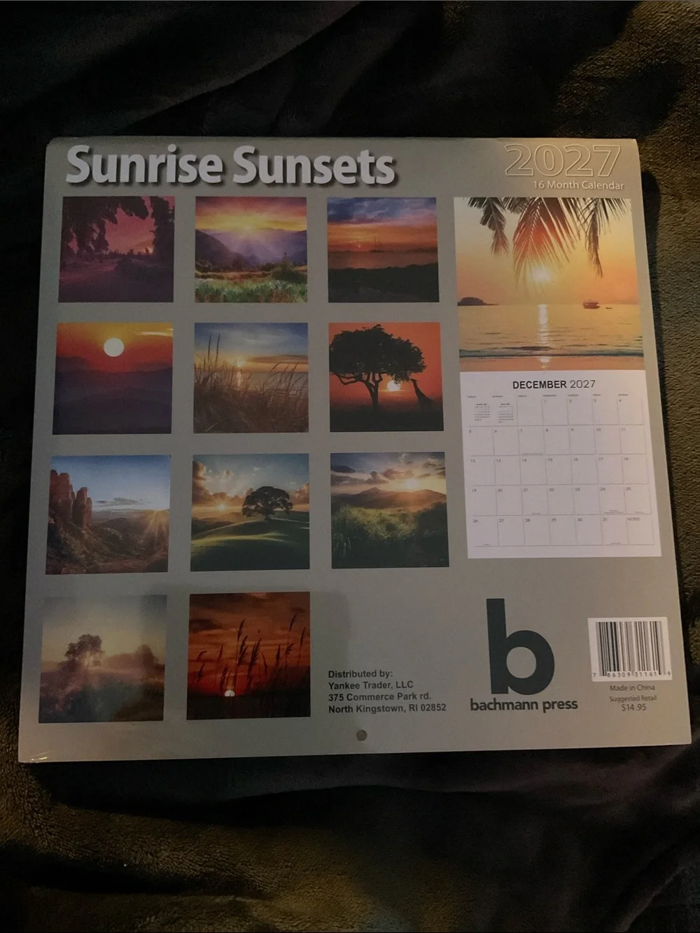 2027 Sunrise Sunsets Calendar